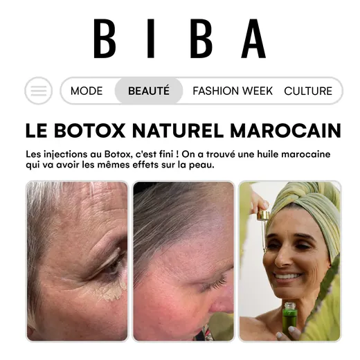 Création Idili au style presse, composée comme une page beauté de magazine, par Mira Visions