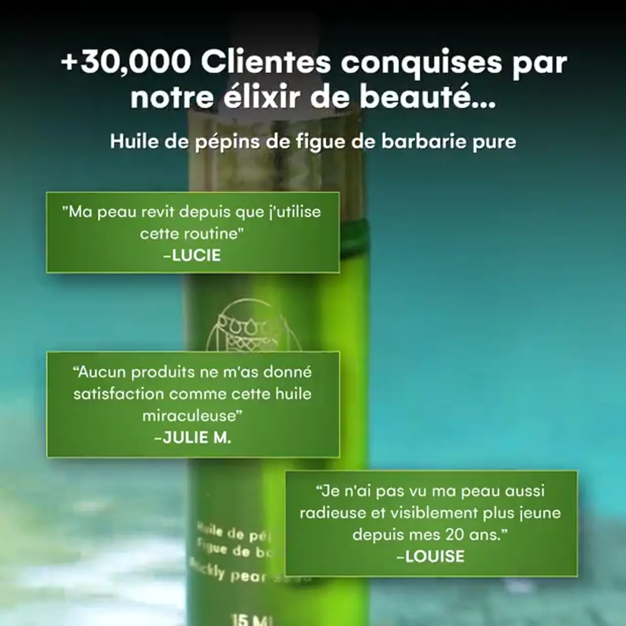 Animation des avis clientes Idili