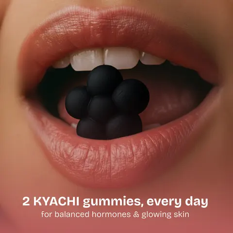 Module posologie Kyachi, deux gummies par jour, conçu par Mira Visions