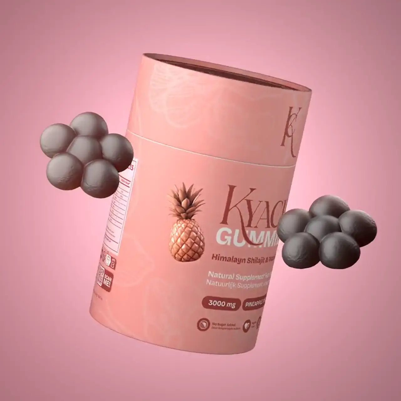 Kyachi gummies tube, 3D rotation