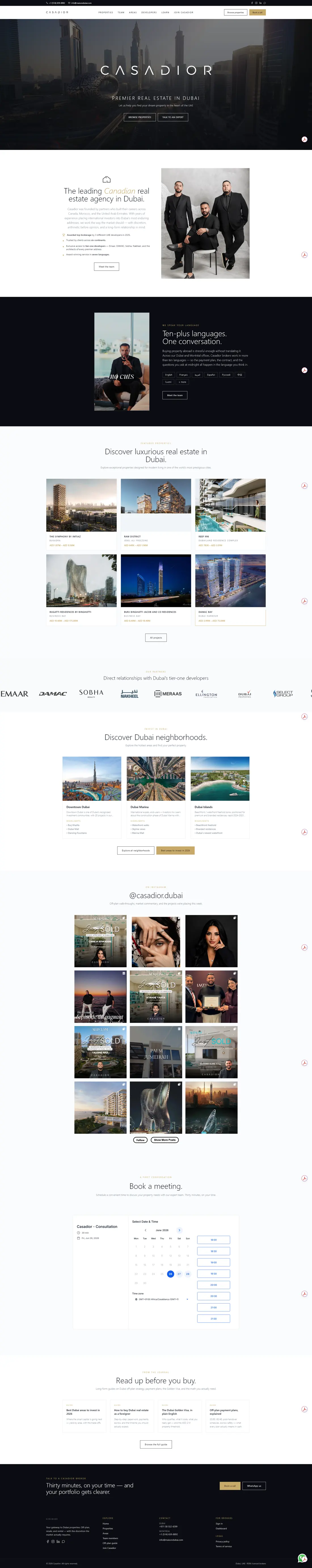 Casadior website