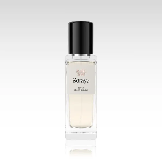 Prise de vue studio du produit Seraya Ambre Rose sur un fond en dégradé doux