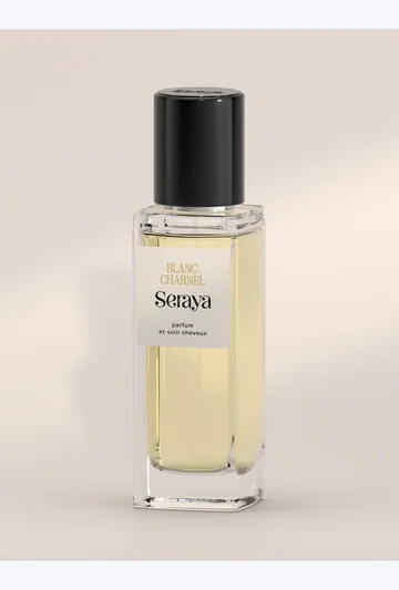 Flacon de parfum Seraya Blanc Charnel 50 ml, rendu produit