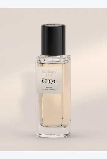 Flacon de parfum Seraya Cachemir Blanc 50 ml, rendu produit
