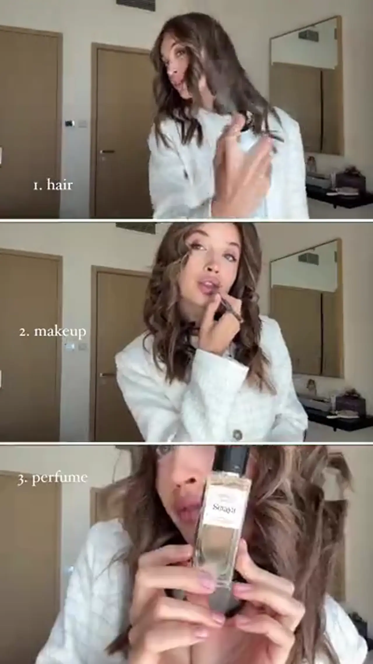Seraya creator film: hair and makeup routine