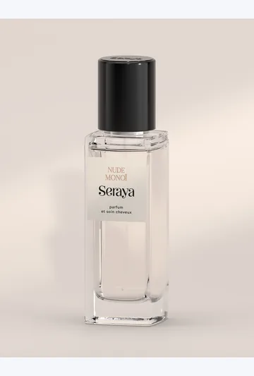 Flacon de parfum Seraya Nude Monoï 50 ml, rendu produit